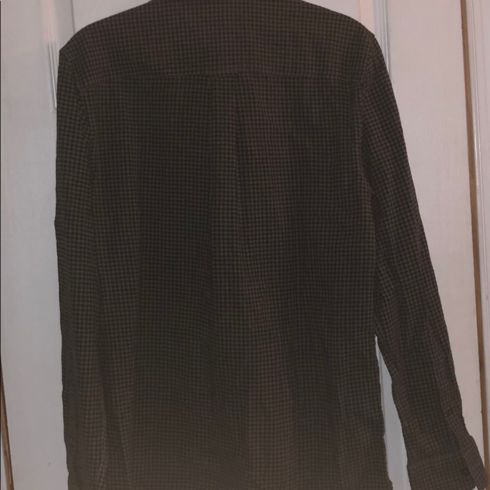 Black plaid button down - Picture 4 of 4